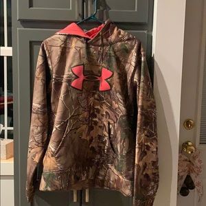 Under armour camo hoodie